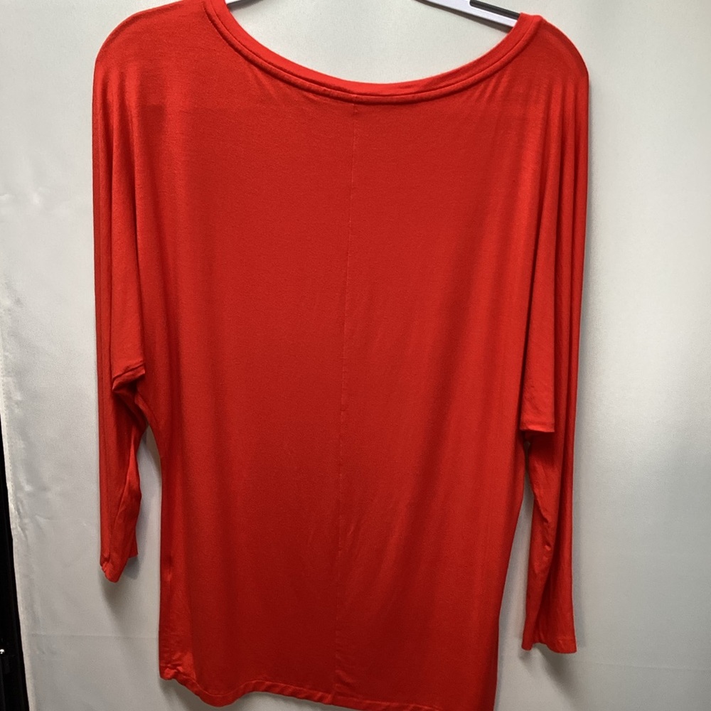 Ralph Lauren crew neck long sleeve tunic. Orange. Size Large - Picture 11 of 11